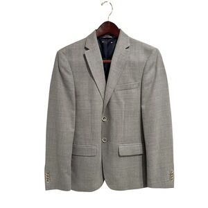 Tommy Hilfiger Men's Grey Conrad Modern-Fit‎ Suit Blazer Size 36S